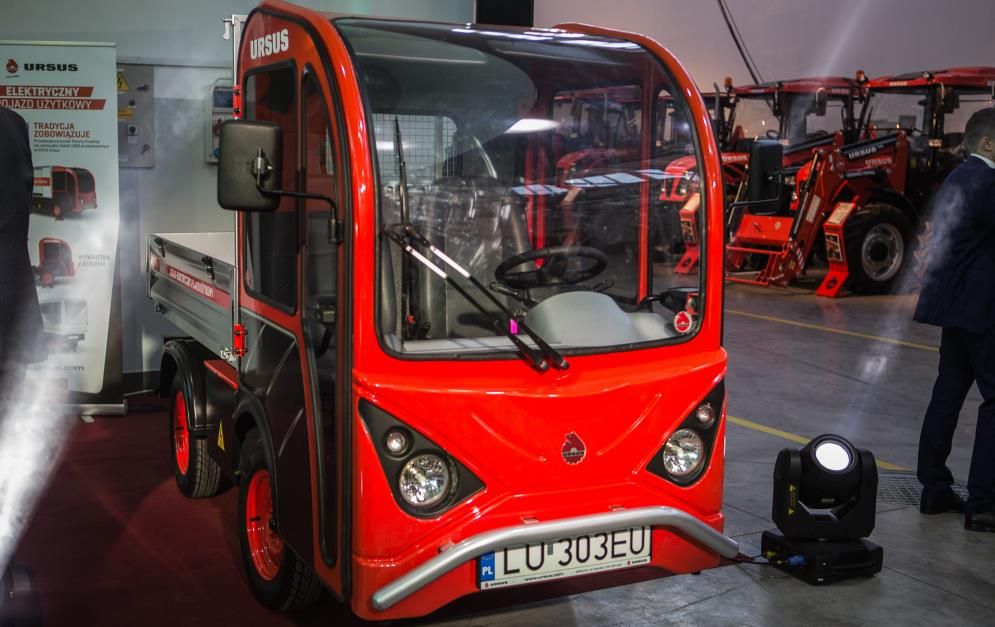 Electric delivery truck from Ursus